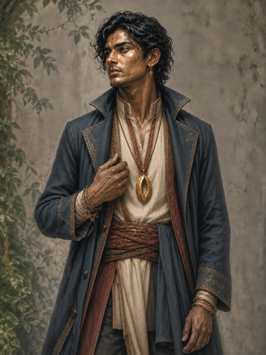 Portrait of Agnikumari, a fictional Dark Masons character