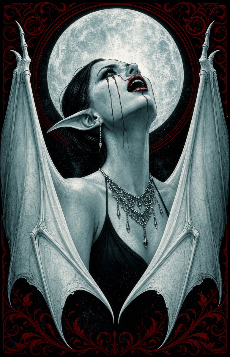 Portrait of Nocturne, a fictional Dark Masons character