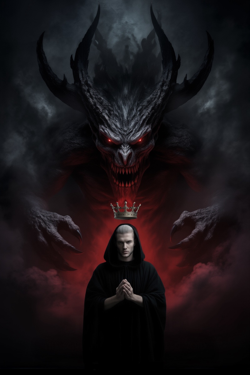 Portrait of Tempael, a fictional Dark Masons character