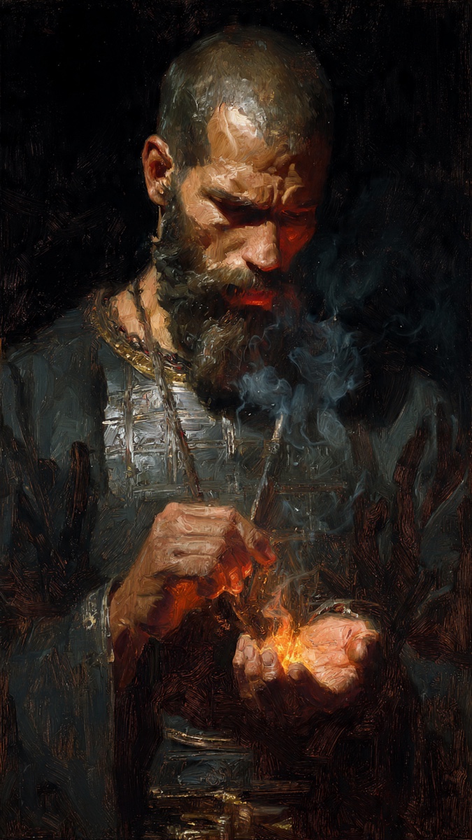 Portrait of Zagrath, a fictional Dark Masons character
